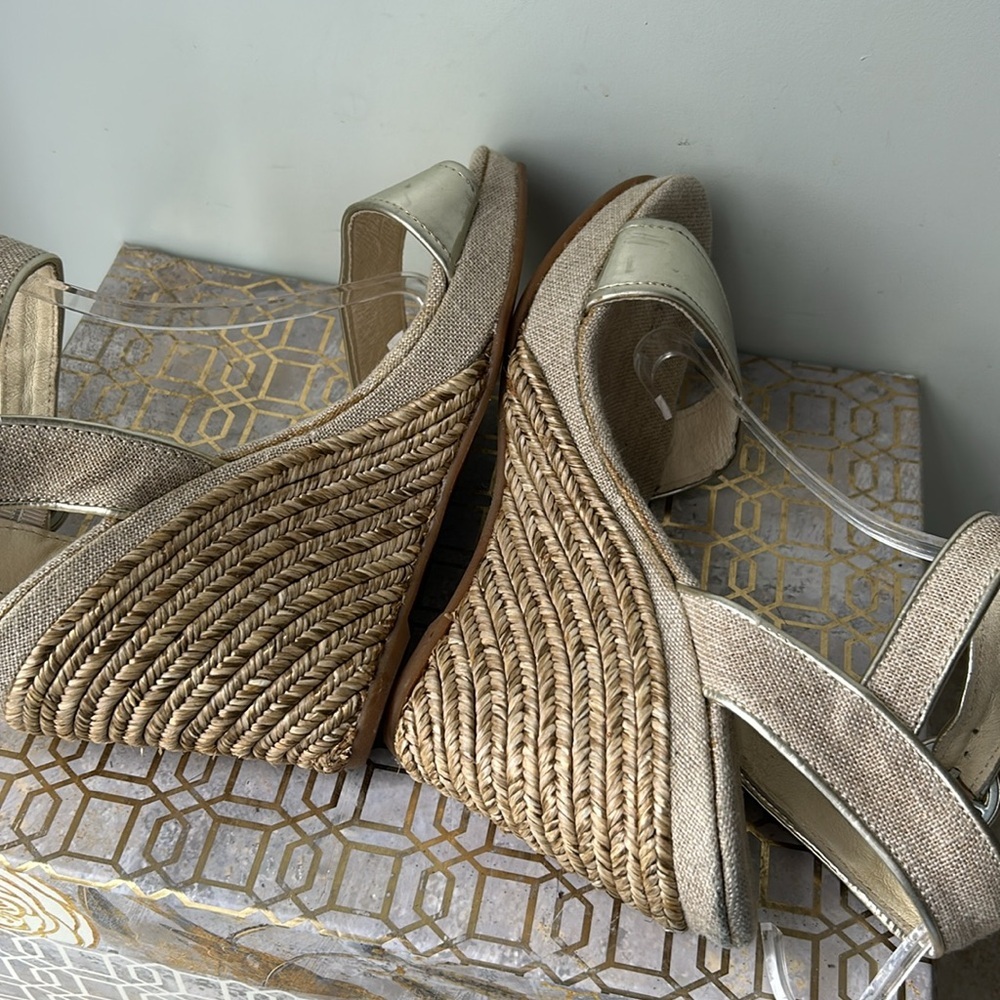 Maypol Strappy Espadrille Wedge Heels Women's size 9.5/40 - Picture 5 of 8